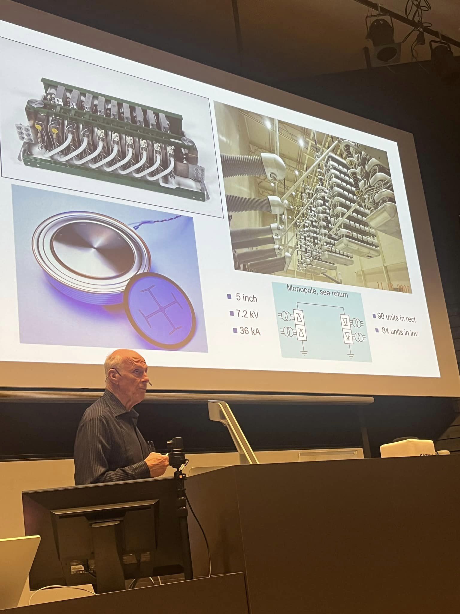 image: HVDC-experten Gunnar Flisberg besökte Norrköping och Polytekniska